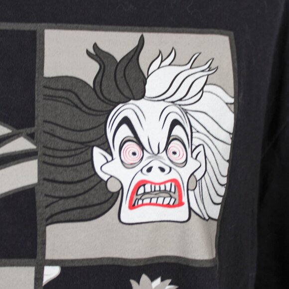 Disney Villains Graphic Tee Unisex XL Cruella Ursula Maleficent Queen of Hearts - Picture 8 of 9